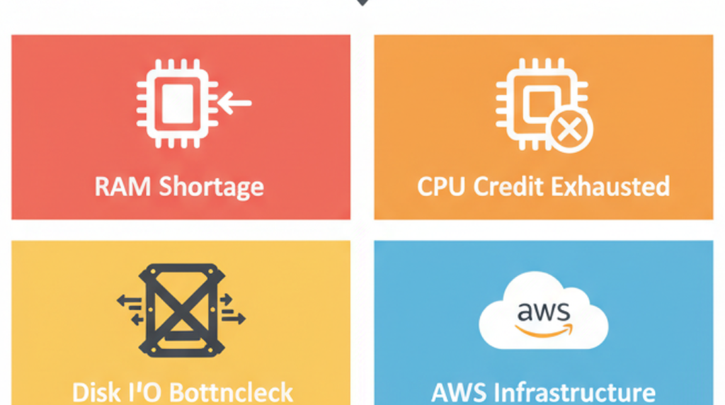AWS Lightsail 서버가 갑자기 멈춰서 원인 찾아본 기록 — Swap 확장으로 해결