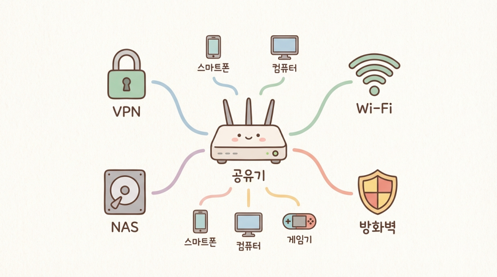 ipTIME A3004NS-M 관리 페이지, 메뉴 하나하나 뜯어본 기록