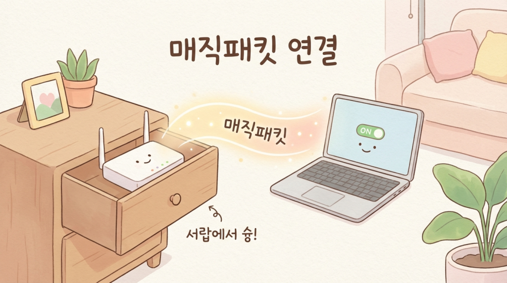 서랍 속 ipTIME A3004NS-M으로 PC 원격 부팅(WoL) 세팅한 기록